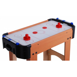 Dječji air hockey imitacija drva + stol od MDF-a + zračni puhači + spužvasti diskovi