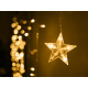 Aga LED Svjetlosna zavjesa Zvijezde 2,5 m 138 LED Topla bijela