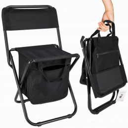 Turistička ribarska stolica s naslonom i torbom