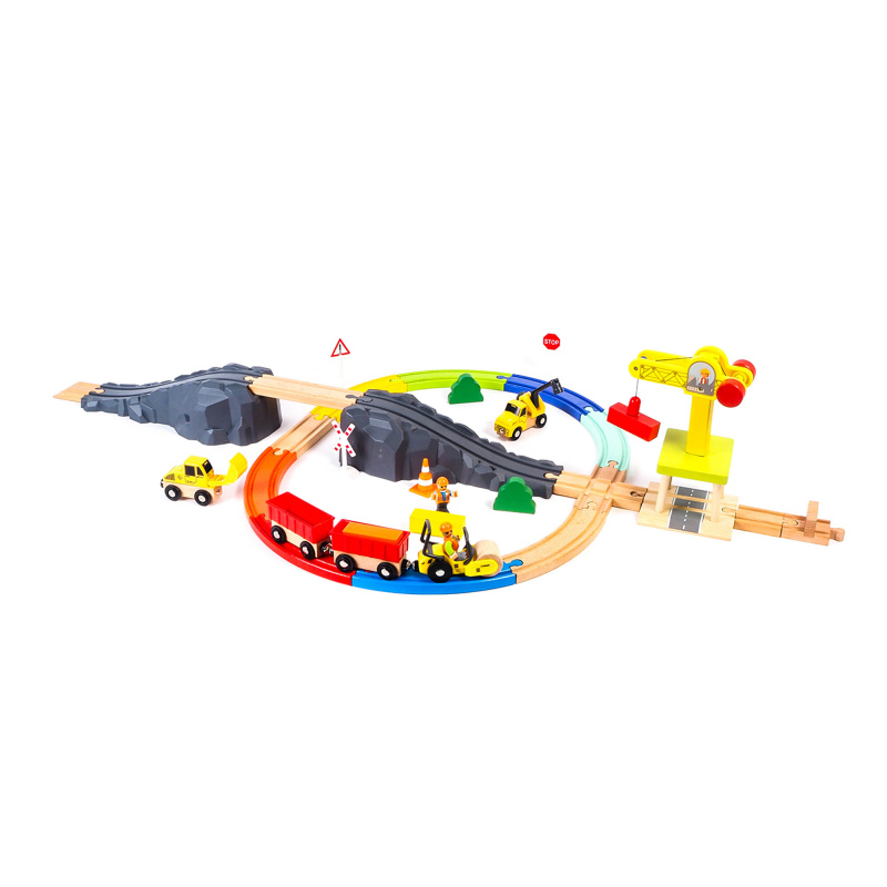 Aga4Kids Drvena željeznička staza DS5645