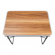 Aga Sklopivi kamping stol 80x60x70 cm Smeđi