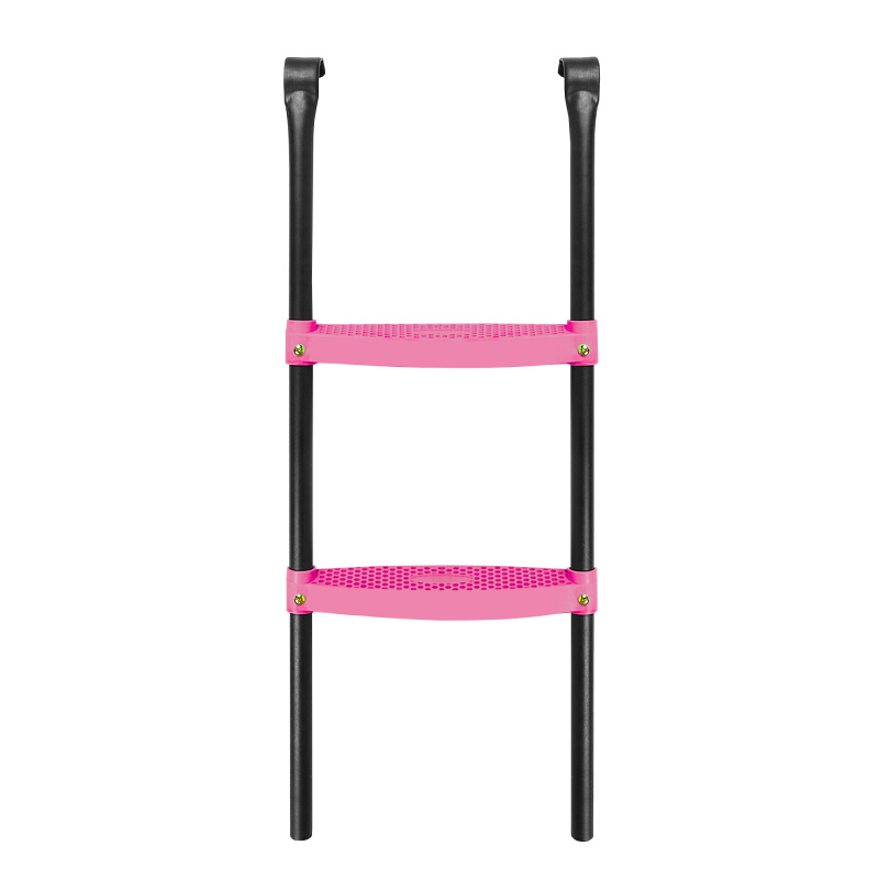 Aga Ljestve za trampolin 305 - 430 cm Crna/Ružičasta