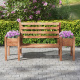 Aga Vrtna klupa s posudama 184x59x95 cm