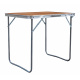 Aga Sklopivi kamping stol 70x50x60 cm Smeđi