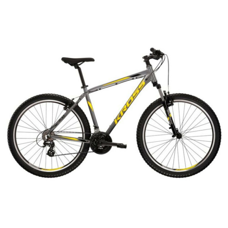 KROSS Muški brdski bicikl MTB HEXAGON 2.0 27,5" Sivo