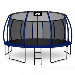 Aga SPORT EXCLUSIVE Trampolin 500 cm Tamno plava + zaštitna mreža + ljestve