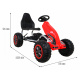 Veliki pedalni karting Snažan za djecu Crveni + 100 kg opterećenje + EVA kotači + Ručna kočnica + Sportsko sjedalo