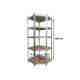 Aga Kutni metalni regal 180x70x40 cm 5 polica