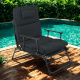 Linder Exclusiv Rasklopivi ležaljka 2u1 Crna/Crna