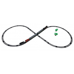 Retro vlak s funkcijom svjetla, zvuka i dima 216 cm