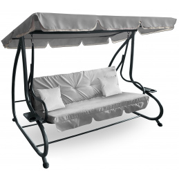 Aga Vrtna ljuljačka 2u1 GRANDLUX XXL Svijetlosiva