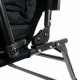 Linder Exclusiv Rasklopivi ležaljka 2u1 Crna/Crna