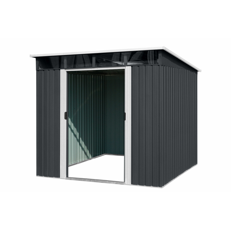 Aga Vrtna kućica 238x202x194 cm Tamno siva