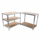 Linder Exclusiv Metalna polica 180x100x60 cm 5 polica