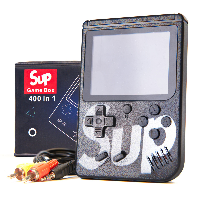 Aga Prijenosna konzola Game Box 400 igara crna