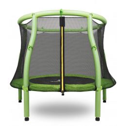 Aga Dječja trampolina 116 cm Svijetlo zelena + zaštitna mreža