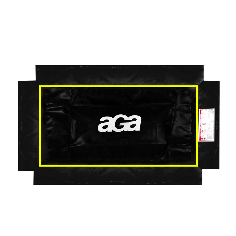 Aga Pokrivač za opruge za pravokutni trampolin 244x335 cm Crna/Žuta