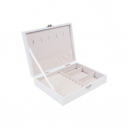 Aga Kutija za nakit 20x15x5 cm Bijela