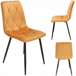 Tapecirana velur senf stolica PIADO