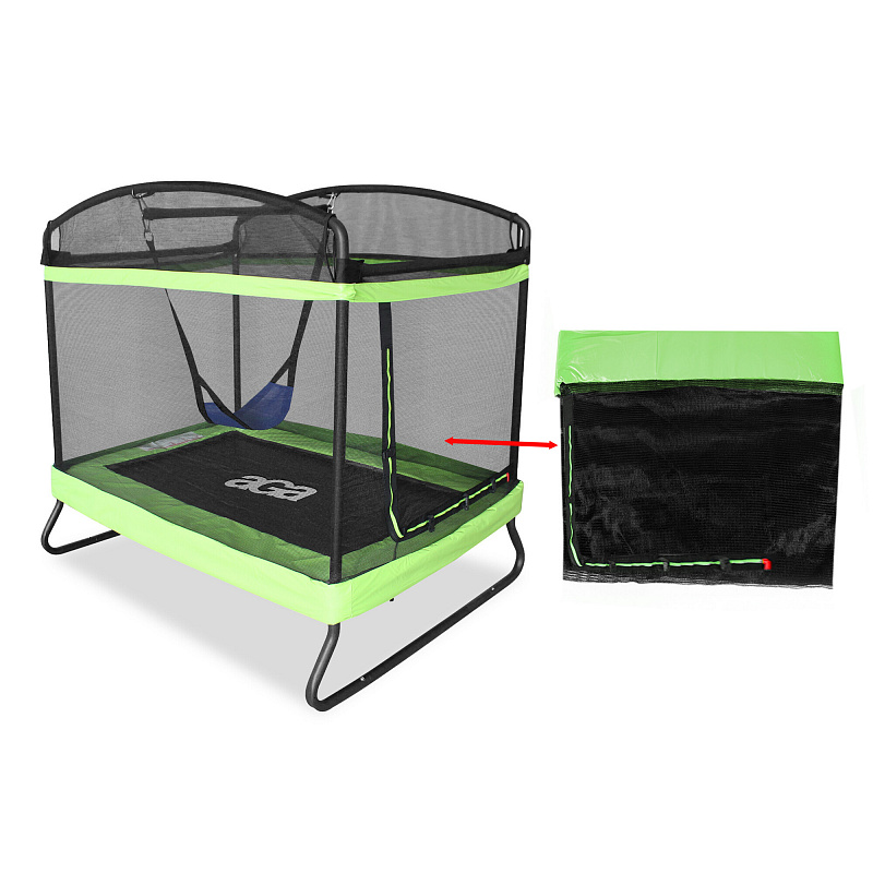 Aga Zaštitna mreža za pravokutni trampolin 122x183 cm Svijetlo zelena