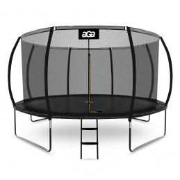 Aga SPORT EXCLUSIVE Trampolin 366 cm Crna + zaštitna mreža + ljestve