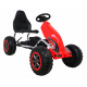 Veliki pedalni karting Snažan za djecu Crveni + 100 kg opterećenje + EVA kotači + Ručna kočnica + Sportsko sjedalo
