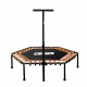 Aga FITNESS Trampolin 130 cm Narančasta + ručka