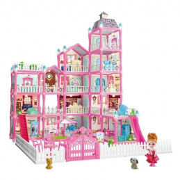 B22M KUĆICA ZA LUTKE VILLA 6 RAZINA NAMJEŠTAJ 374kom