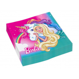 Barbie Papirnati ubrusi Barbie 33x33cm 20 kom