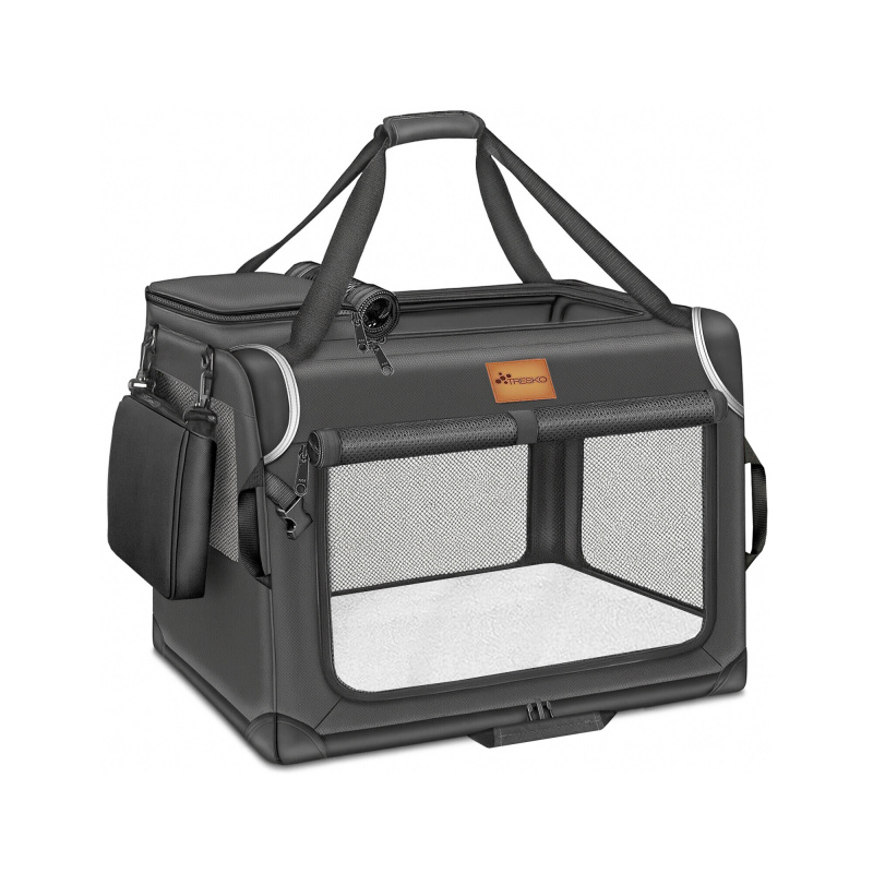 Tresko Transporter za pse i mačke 83x58x58 cm Siva