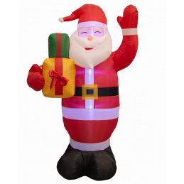 Nafukljivi Djed Božićnjak s LED osvjetljenjem - 150 cm