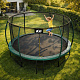 Aga SPORT EXCLUSIVE Trampolin 366 cm Crna + zaštitna mreža + ljestve