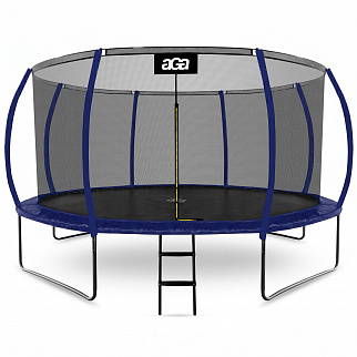 Aga SPORT EXCLUSIVE Trampolin 430 cm Tamno plava + zaštitna mreža + ljestve