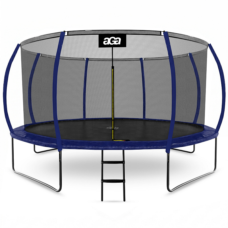 Aga SPORT EXCLUSIVE Trampolin 430 cm Tamno plava + zaštitna mreža + ljestve