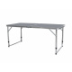 Aga Sklopivi kamping stol 120x60x54/60/70 cm Sivi