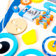 Aga4Kids Montessori drvena ploča Pingvin