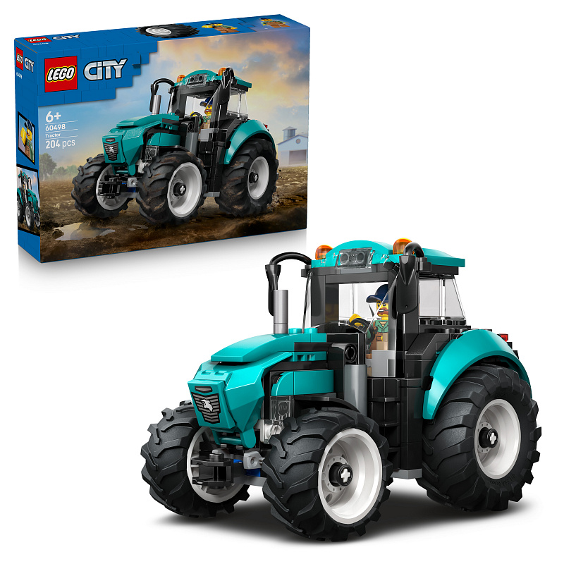 LEGO® City Traktor, komplet igračaka za slaganje i figurica 60498