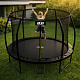 Aga SPORT EXCLUSIVE Trampolin 305 cm Crna + zaštitna mreža + ljestve