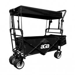 Aga Sklopiva transportna kolica s krovom Crna 2DAZ552 - II. Kvaliteta