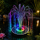 Aga Solarni fontana RGB LED 16 cm