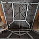 Aga Vrtni sklopivi stol 180x74x74 cm Crni 6DAZ319 - II. KVALITETA