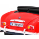 BMW 507 Retro dječji električni auto crveni + LED audio + daljinski upravljač + eko koža + EVA + spori start