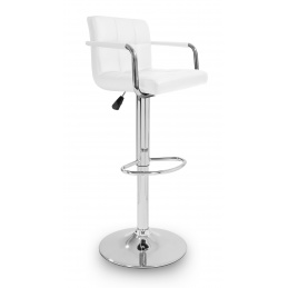 Aga Bar stolica s naslonima za ruke Bijela 2DAZ232