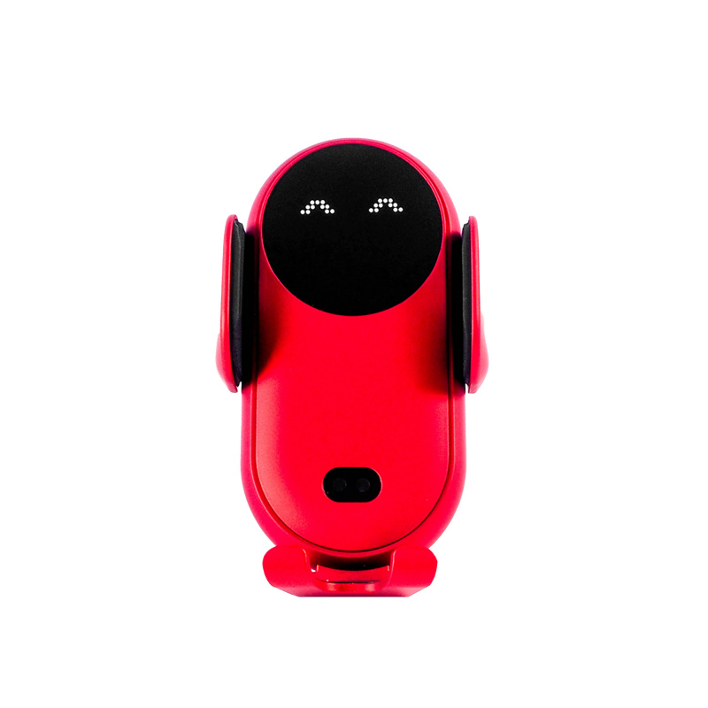 Aga Držač za mobitel s bežičnim Qi punjenjem Crveni