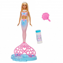 Barbie Bubbletastic morska sirena s repom za mjehuriće JLW56