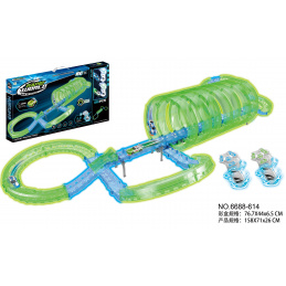 Trkaća staza Svijetli u mraku 85 kom.