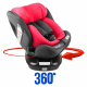 Aga Autosjedalica i-Size 360° 0-36 kg DS1822 Crvena