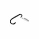 Aga karabiner s kodnom bravom 9x4,8 cm Crna
