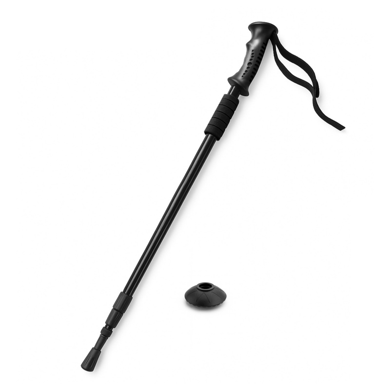 Aga Treking štapovi AntiShock Crna