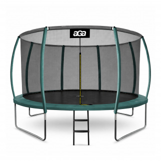 Aga SPORT EXCLUSIVE Trampolin 366 cm Crna + zaštitna mreža + ljestve